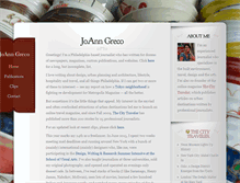 Tablet Screenshot of joanngreco.com